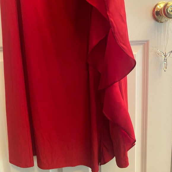 Betsy & Adam One Shoulder Maxi Dress, size 8 - Picture 8 of 12